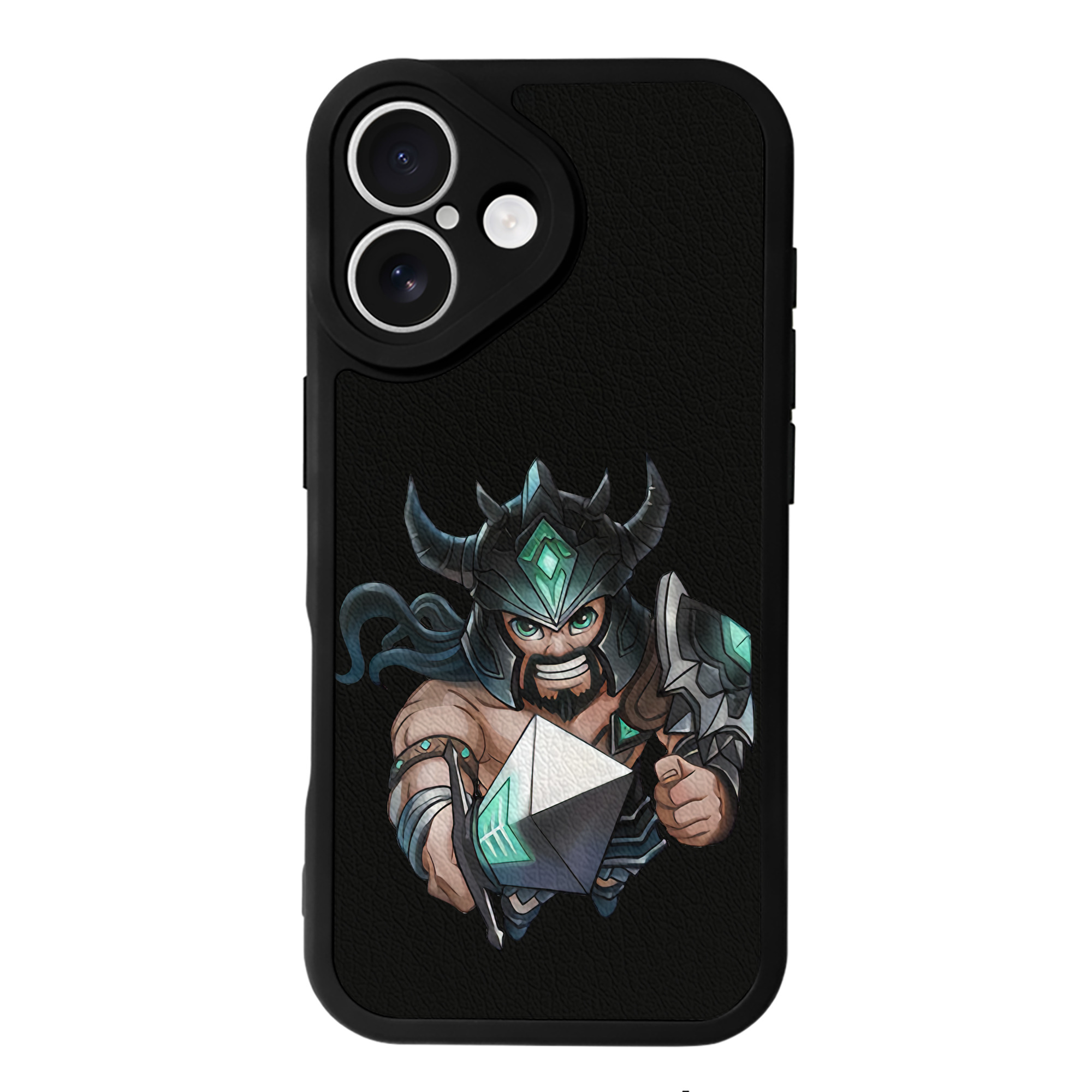 （画像用） リーグ・オブ・レジェンド League of Legends LOL 【iPhone 16シリーズ対応】シリコンスマホケース（レザー調） 材質：シリコン